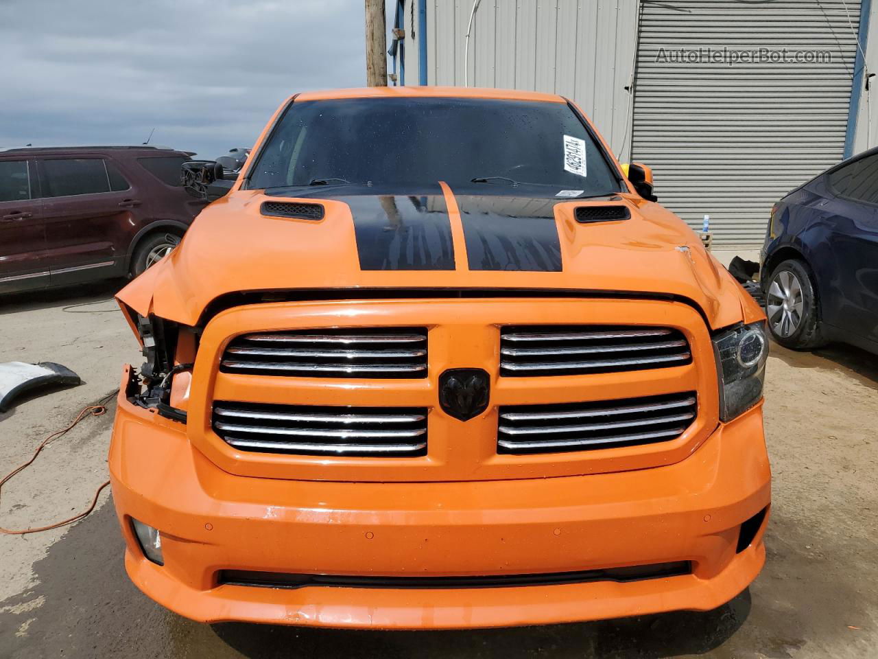 2015 Ram 1500 Sport Orange vin: 1C6RR6MT6FS701277