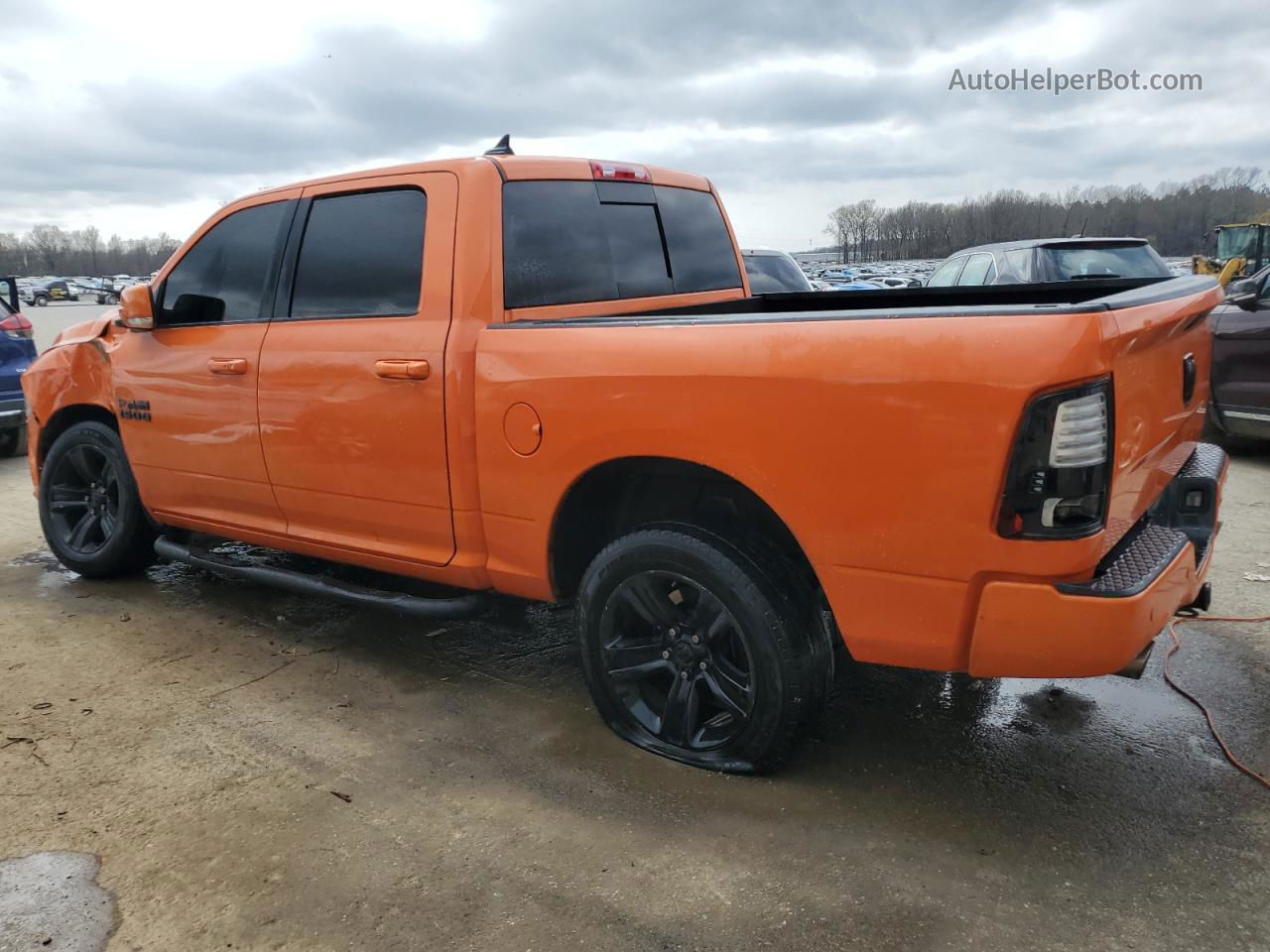 2015 Ram 1500 Sport Orange vin: 1C6RR6MT6FS701277