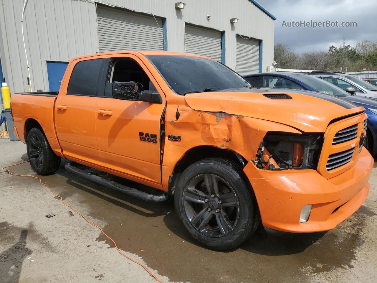 2015 Ram 1500 Sport Orange vin: 1C6RR6MT6FS701277