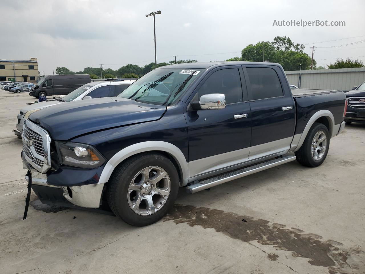 2014 Ram 1500 Laramie Blue vin: 1C6RR6NG0ES445993