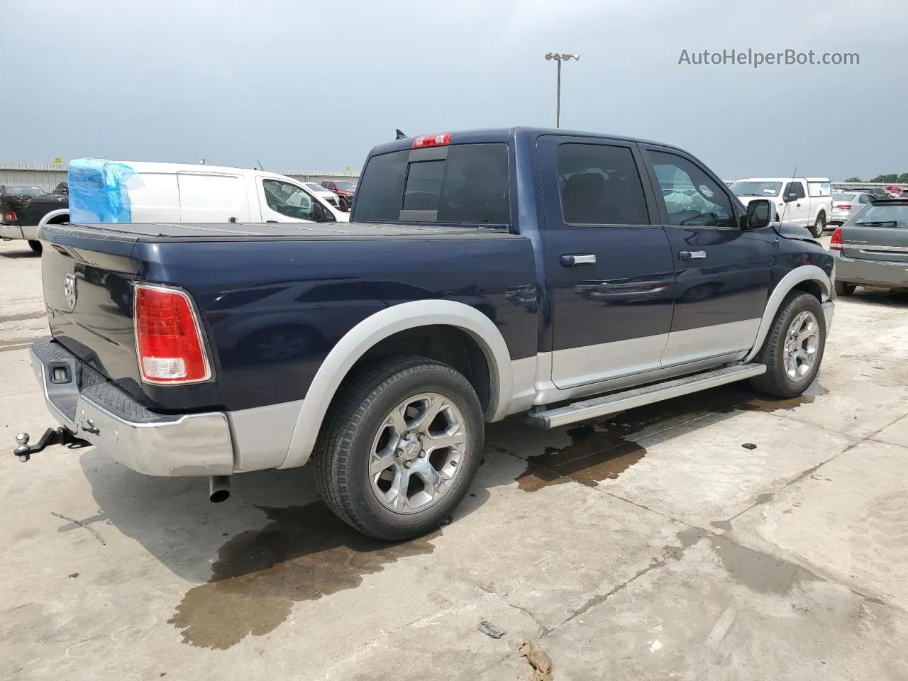 2014 Ram 1500 Laramie Синий vin: 1C6RR6NG0ES445993