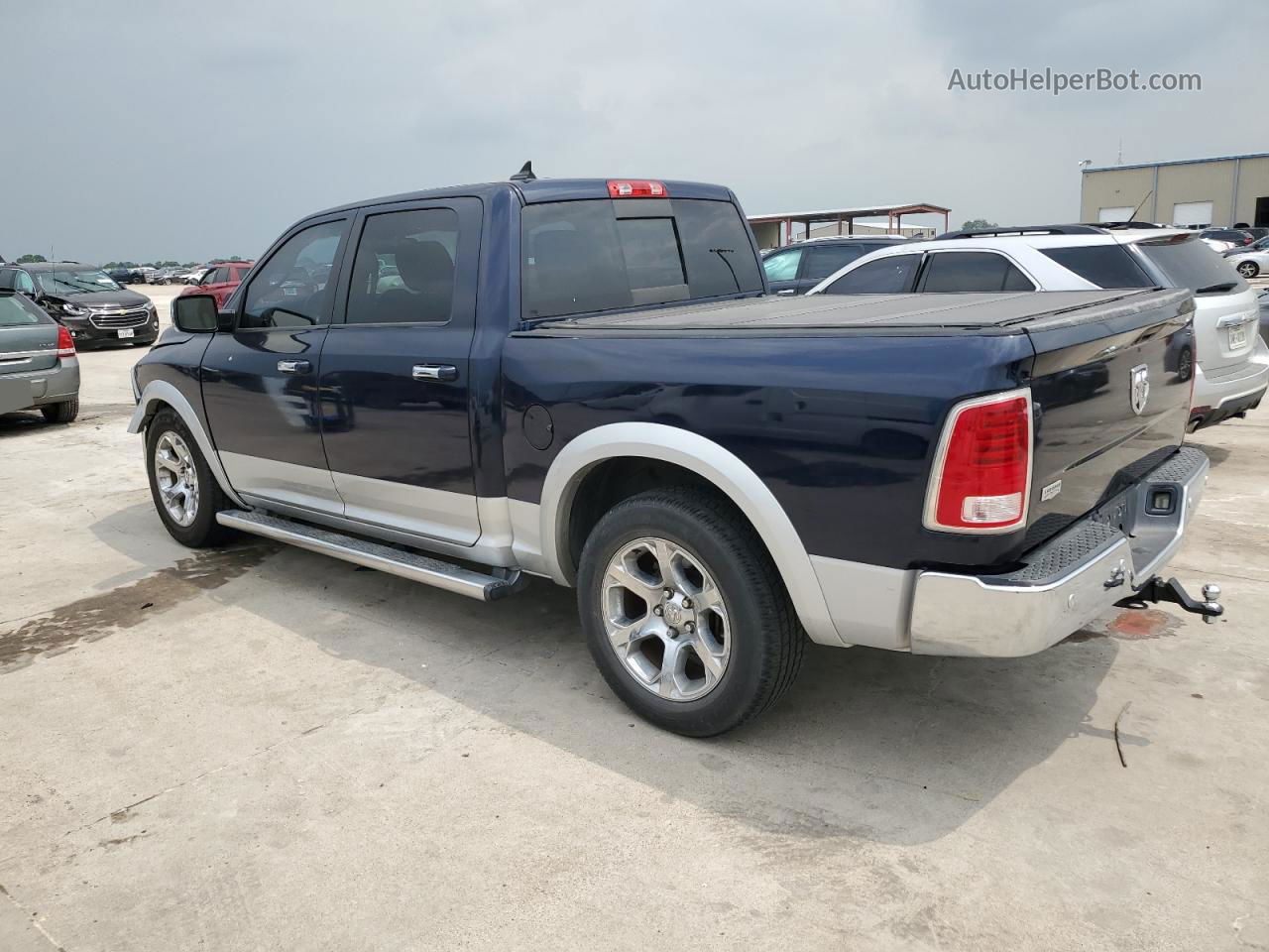 2014 Ram 1500 Laramie Синий vin: 1C6RR6NG0ES445993