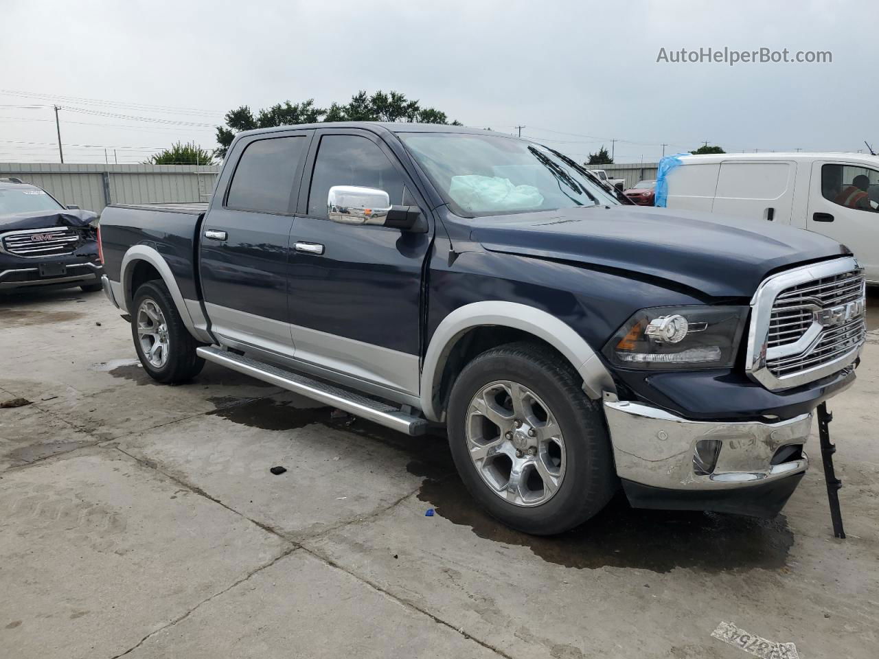 2014 Ram 1500 Laramie Blue vin: 1C6RR6NG0ES445993