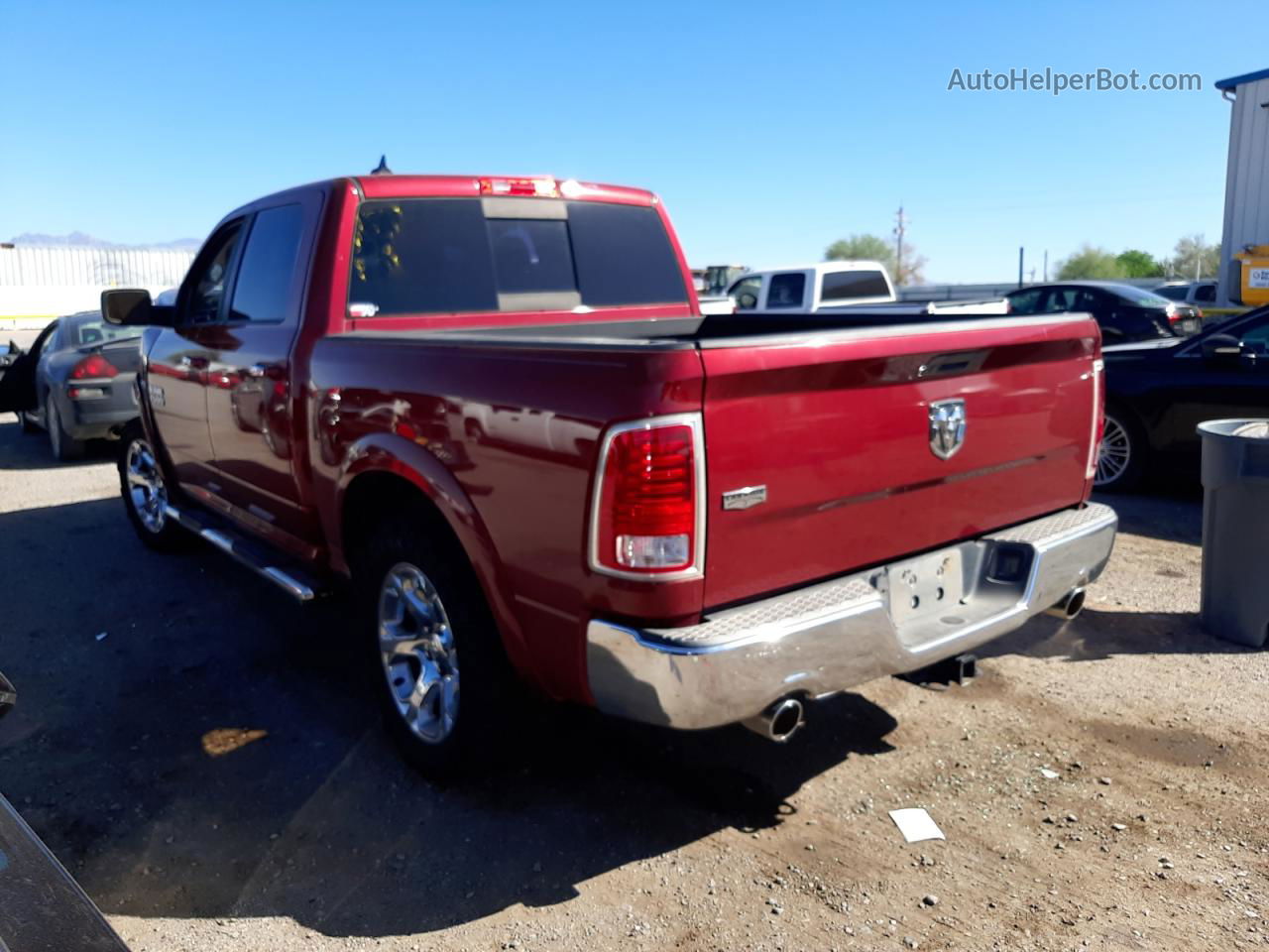 2014 Ram 1500 Laramie Red vin: 1C6RR6NT8ES238507