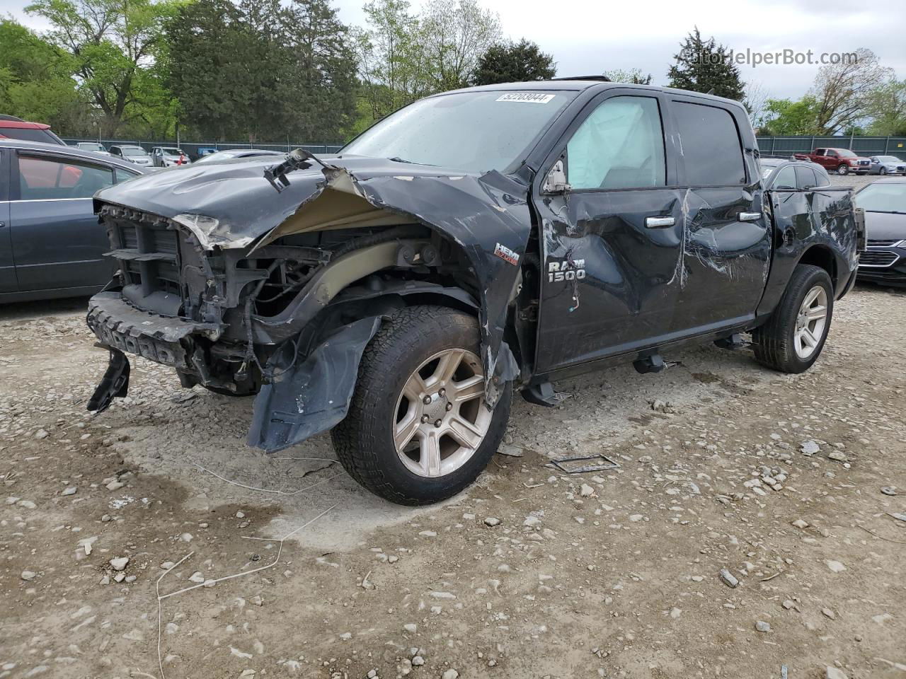 2014 Ram 1500 Longhorn Black vin: 1C6RR6PT7ES363074