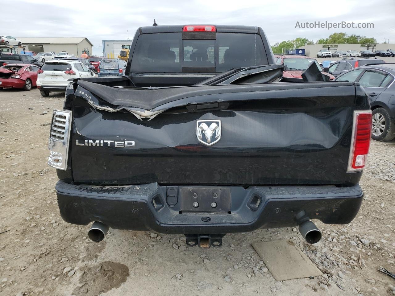 2014 Ram 1500 Longhorn Black vin: 1C6RR6PT7ES363074