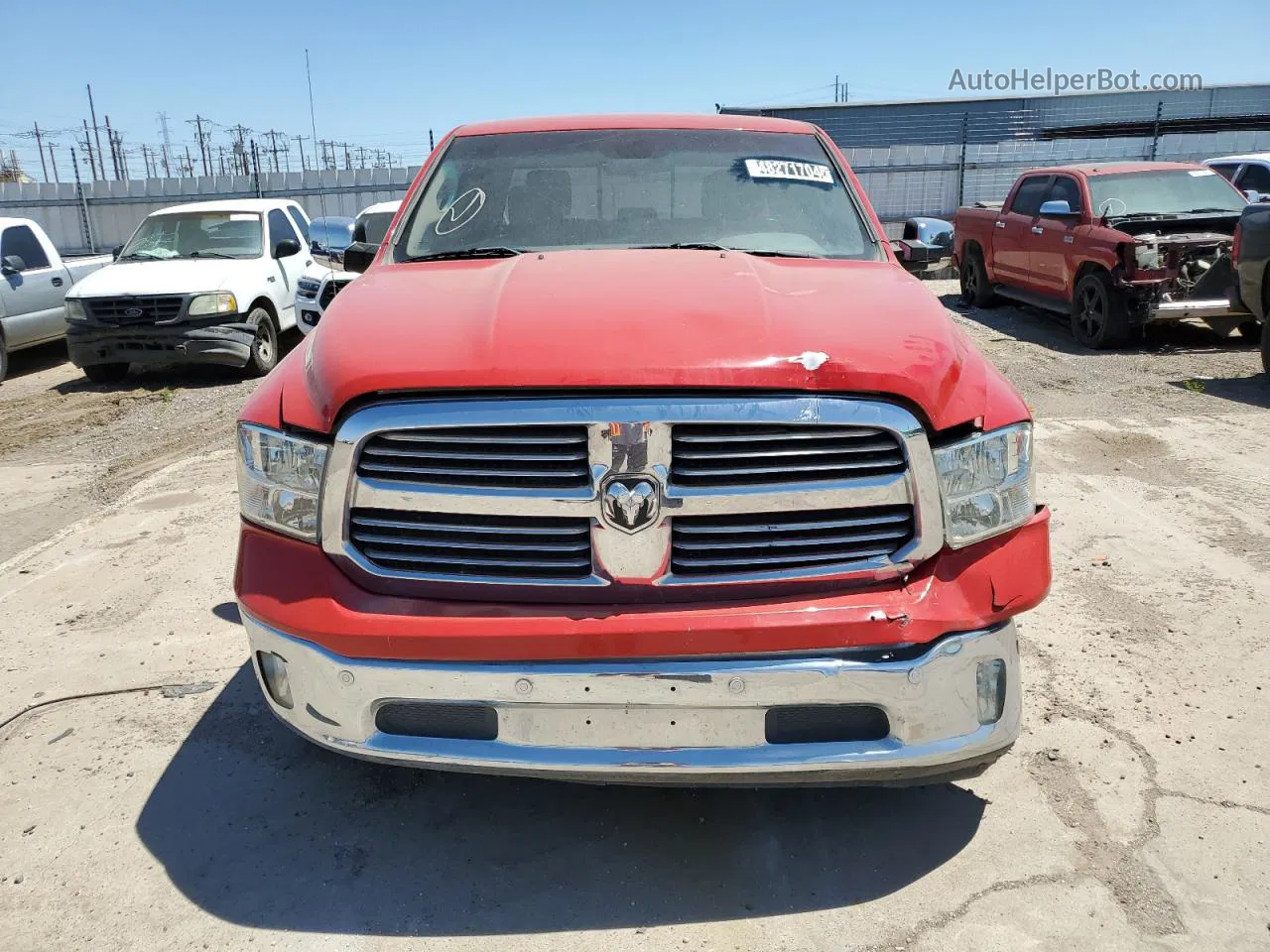 2019 Ram 1500 Classic Slt Red vin: 1C6RR6TT0KS561853