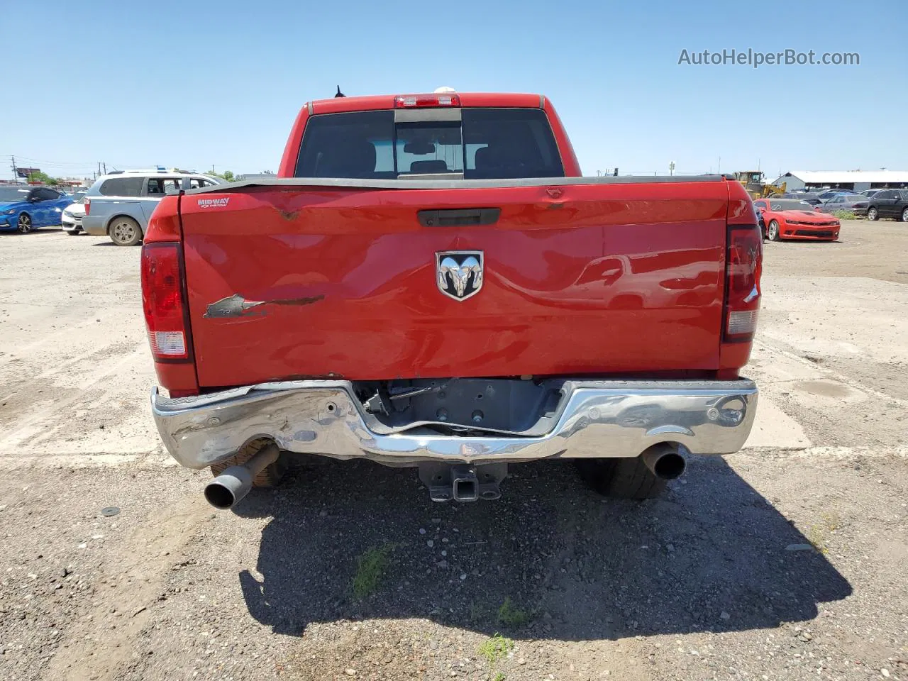 2019 Ram 1500 Classic Slt Red vin: 1C6RR6TT0KS561853