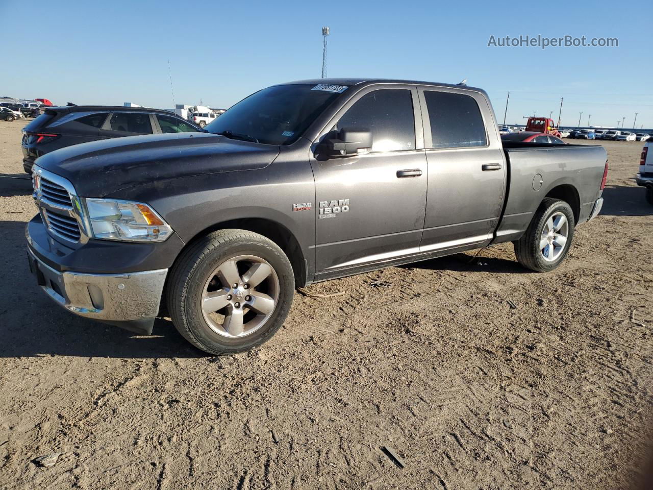 2019 Ram 1500 Classic Slt Gray vin: 1C6RR6TT4KS572239