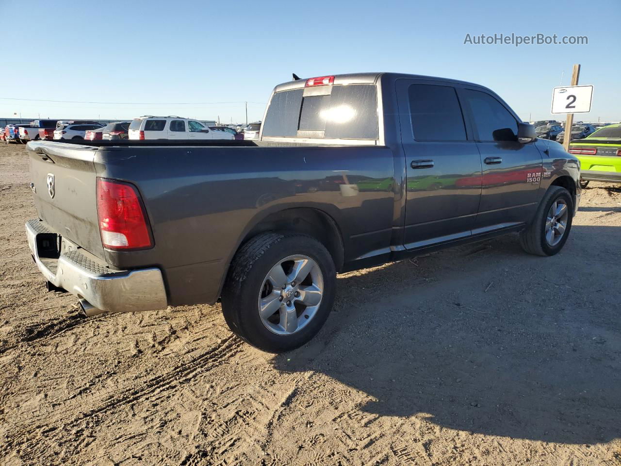 2019 Ram 1500 Classic Slt Серый vin: 1C6RR6TT4KS572239