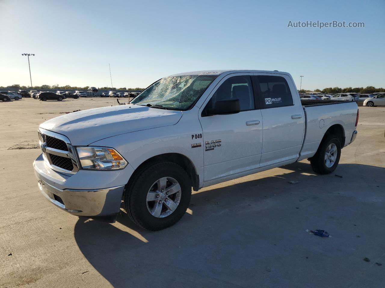 2019 Ram 1500 Classic Slt Белый vin: 1C6RR6TT6KS683293