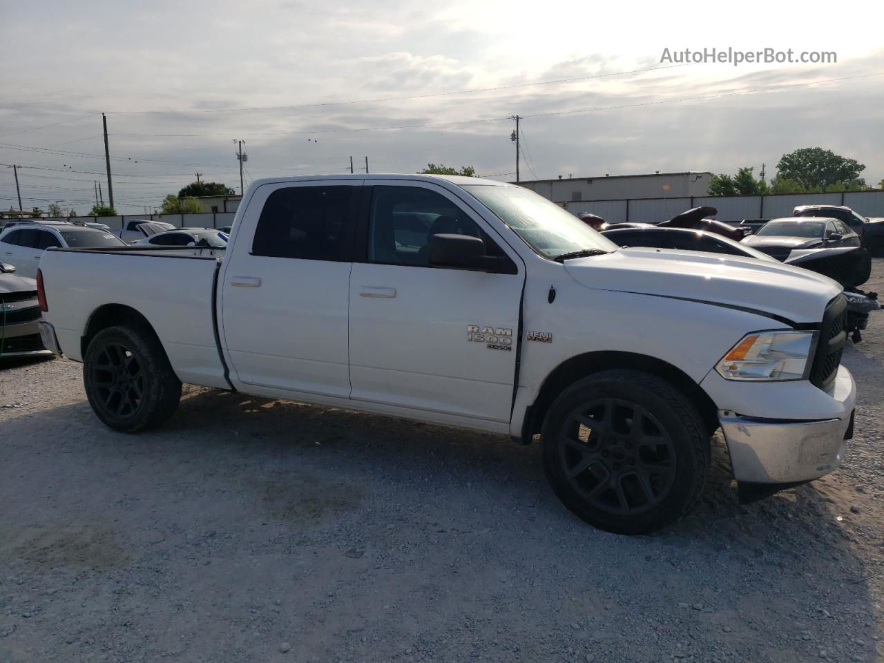 2019 Ram 1500 Classic Slt White vin: 1C6RR6TT8KS571742