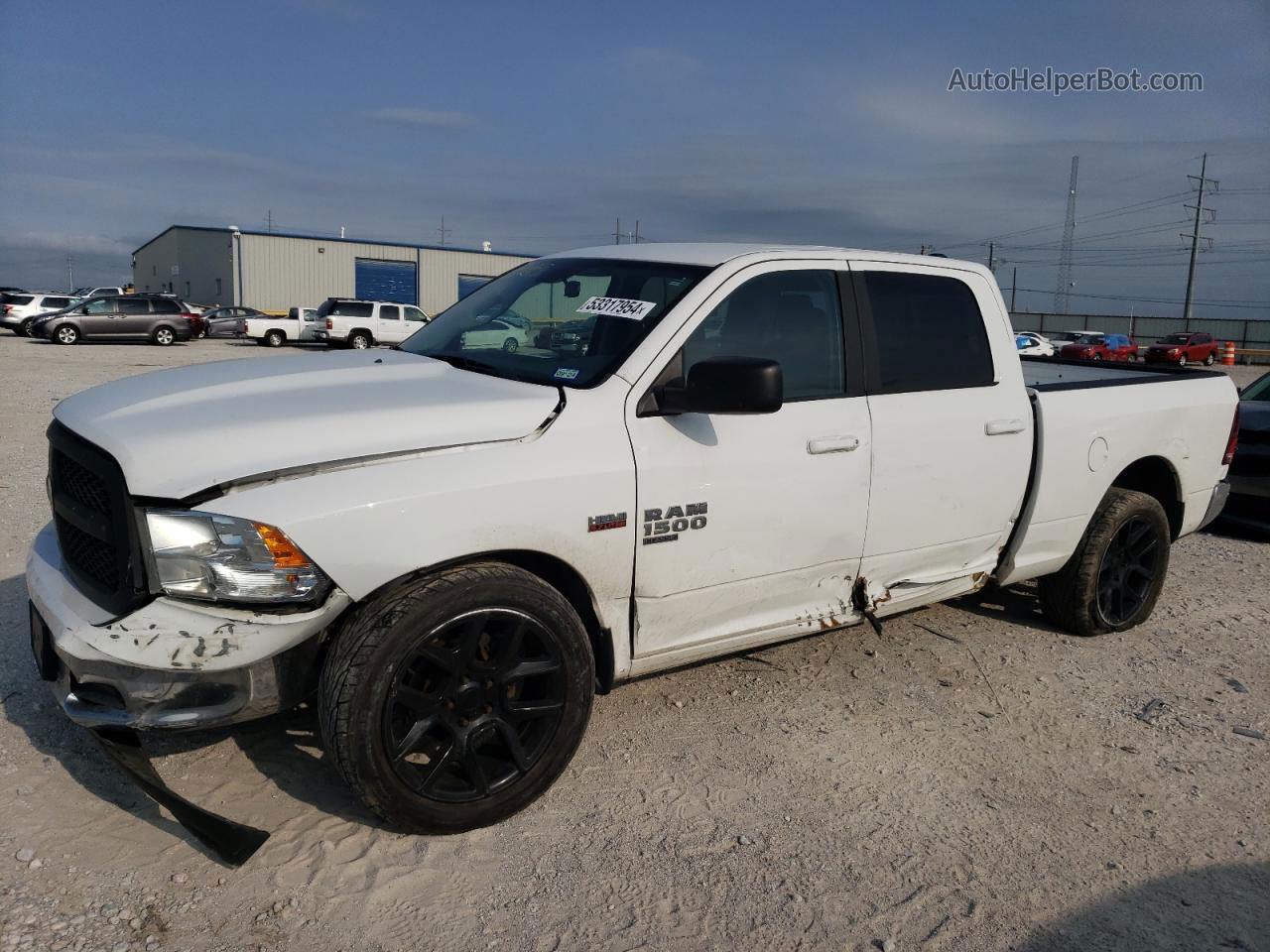 2019 Ram 1500 Classic Slt White vin: 1C6RR6TT8KS571742