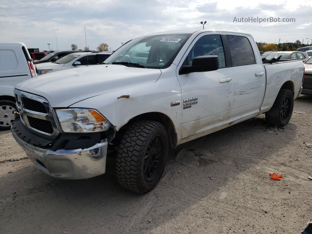 2020 Ram 1500 Classic Slt White vin: 1C6RR6TTXLS103383