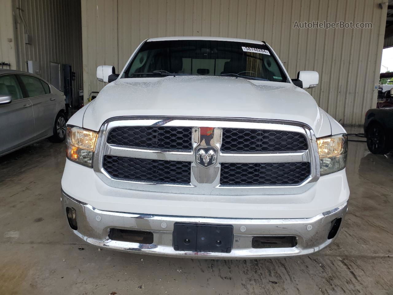 2014 Ram 1500 Sport White vin: 1C6RR6UT0ES307210