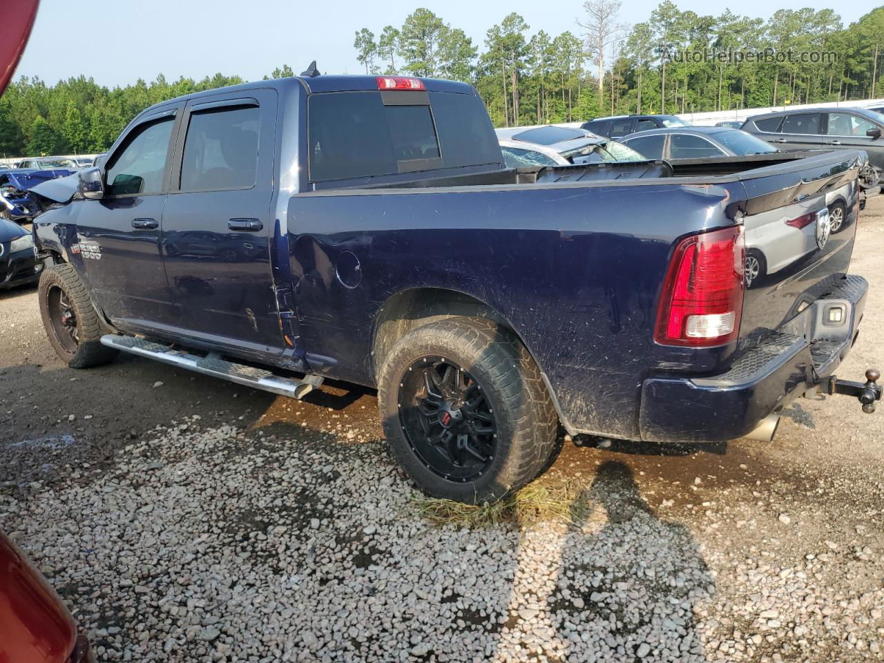 2014 Ram 1500 Sport Blue vin: 1C6RR6UT2ES185031