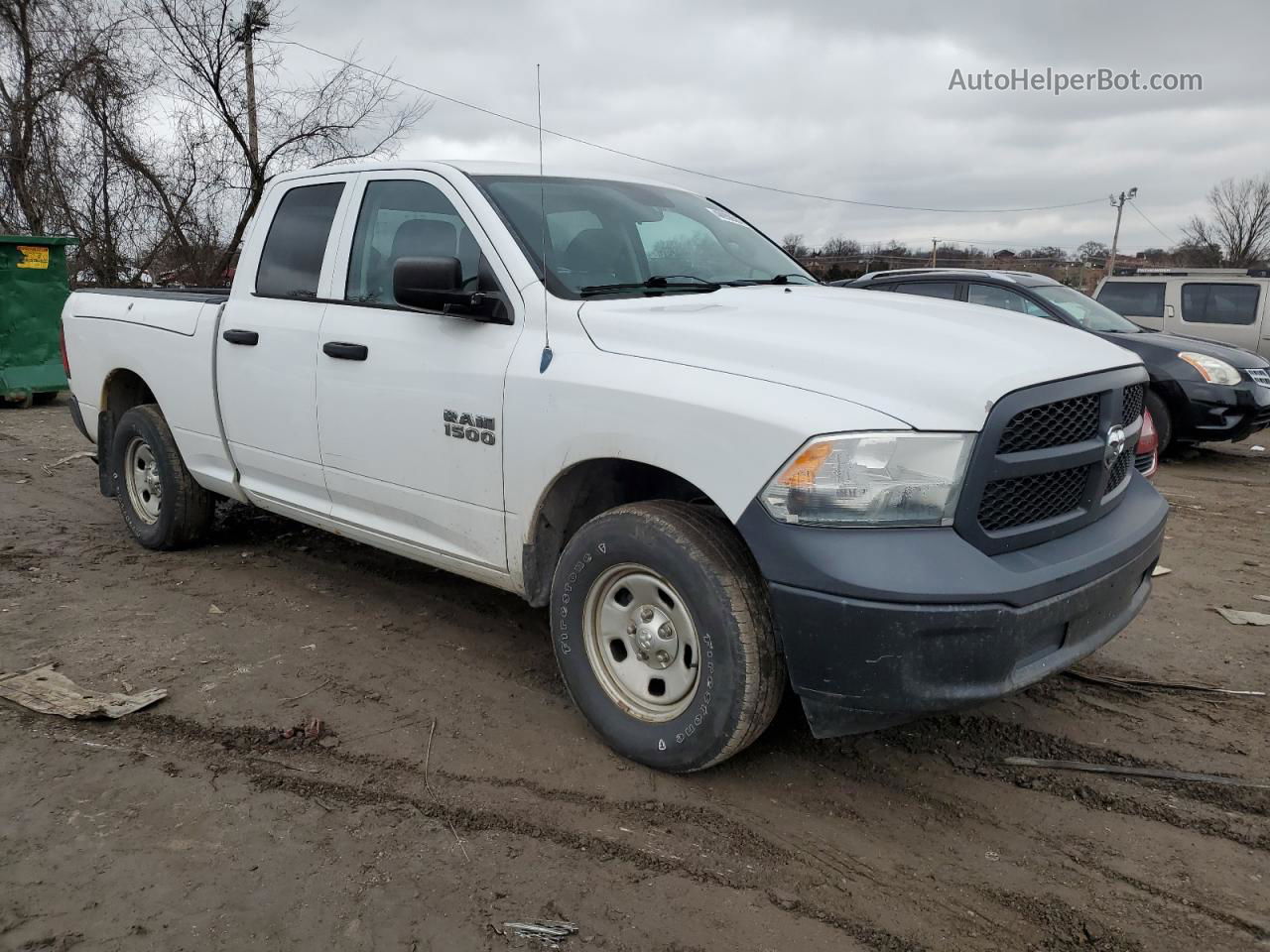 2014 Ram 1500 St White vin: 1C6RR7FG0ES131698