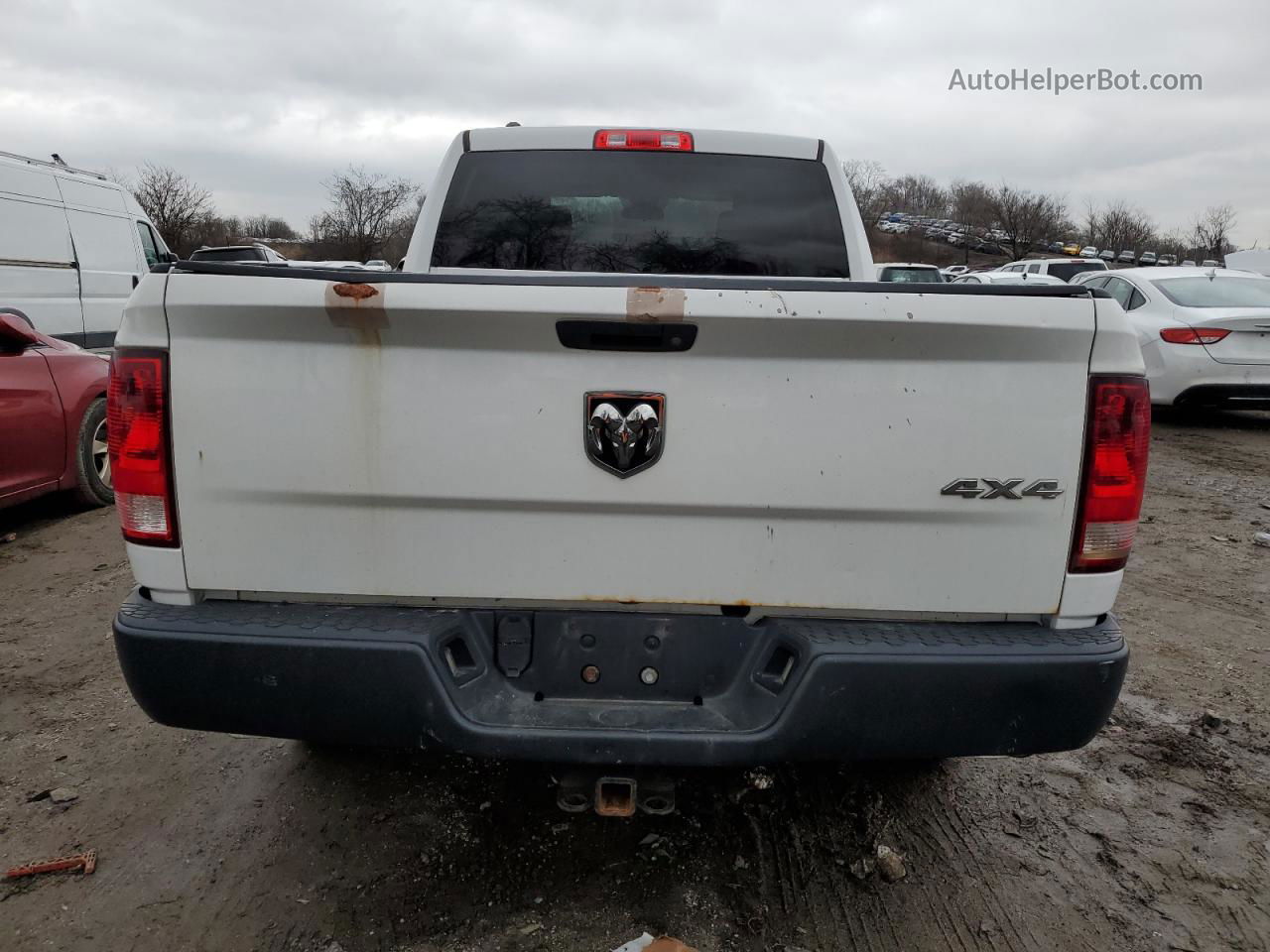 2014 Ram 1500 St White vin: 1C6RR7FG0ES131698