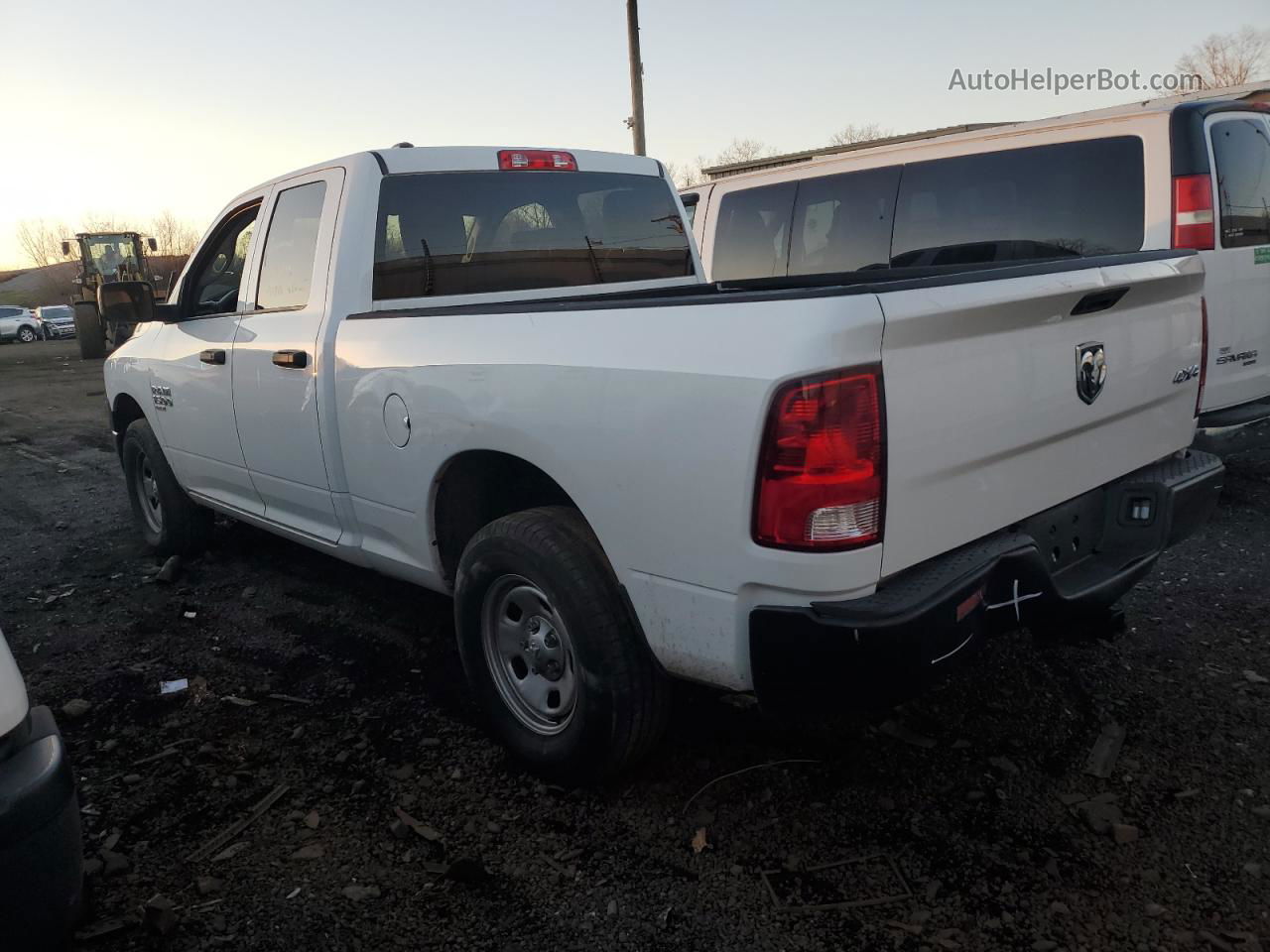 2019 Ram 1500 Classic Tradesman White vin: 1C6RR7FG1KS678894