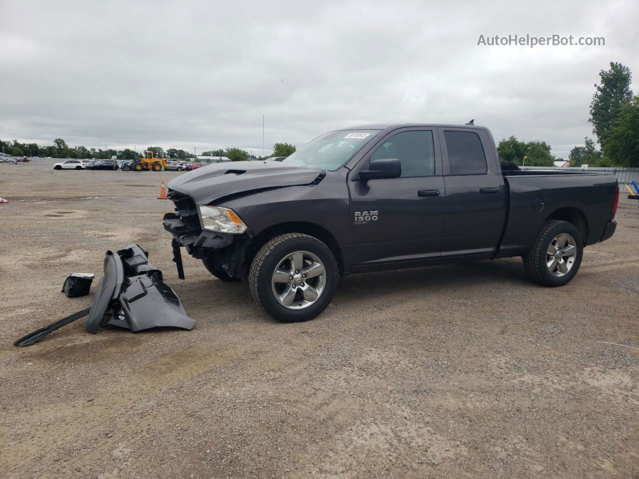 2019 Ram 1500 Classic Tradesman Серый vin: 1C6RR7FG4KS635599