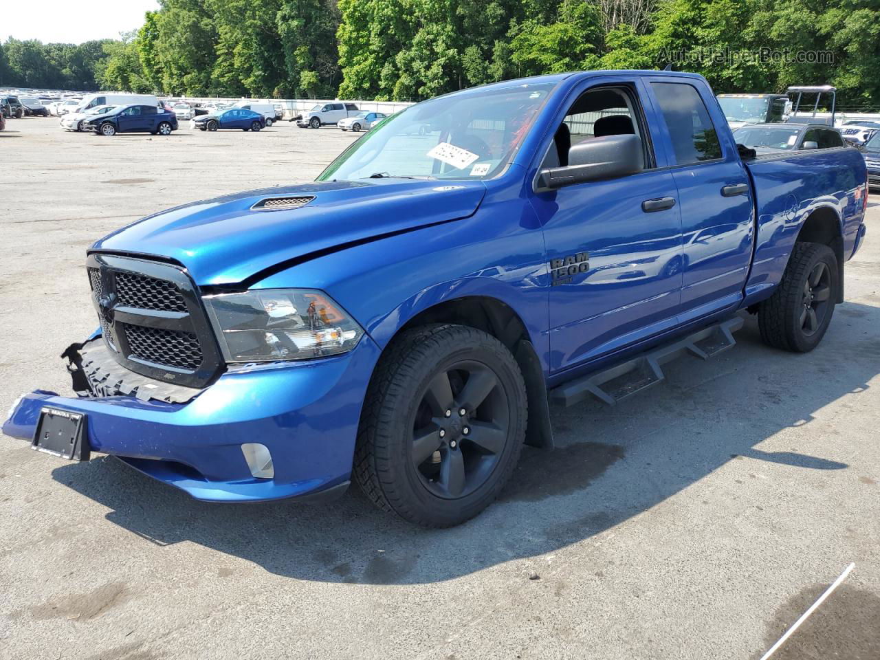 2019 Ram 1500 Classic Tradesman Серебряный vin: 1C6RR7FG5KS666215