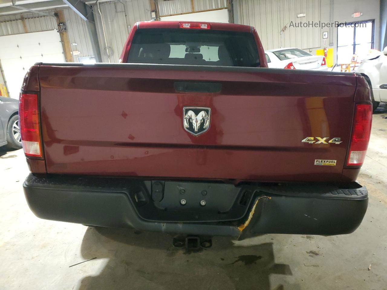 2019 Ram 1500 Classic Tradesman Красный vin: 1C6RR7FG6KS615516