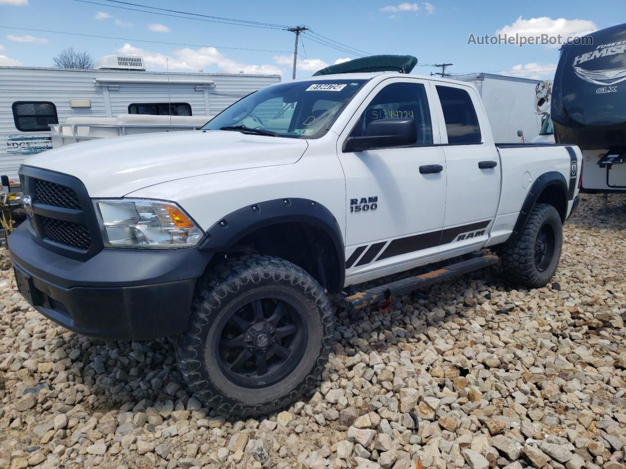 2015 Ram 1500 St White vin: 1C6RR7FG8FS564722