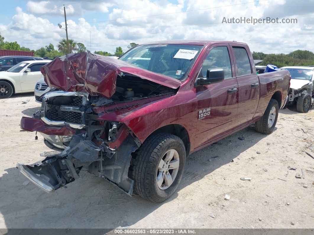 2020 Ram 1500 Classic Tradesman  4x4 6'4" Box Maroon vin: 1C6RR7FG8LS122230