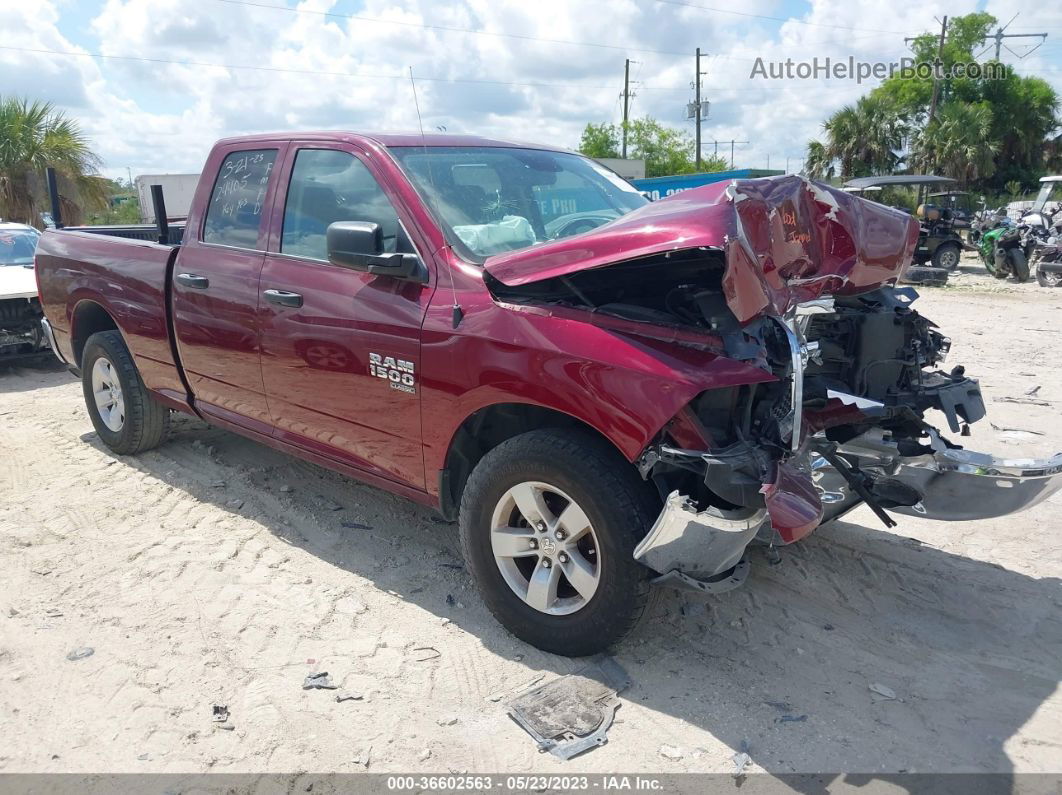 2020 Ram 1500 Classic Tradesman  4x4 6'4" Box Maroon vin: 1C6RR7FG8LS122230