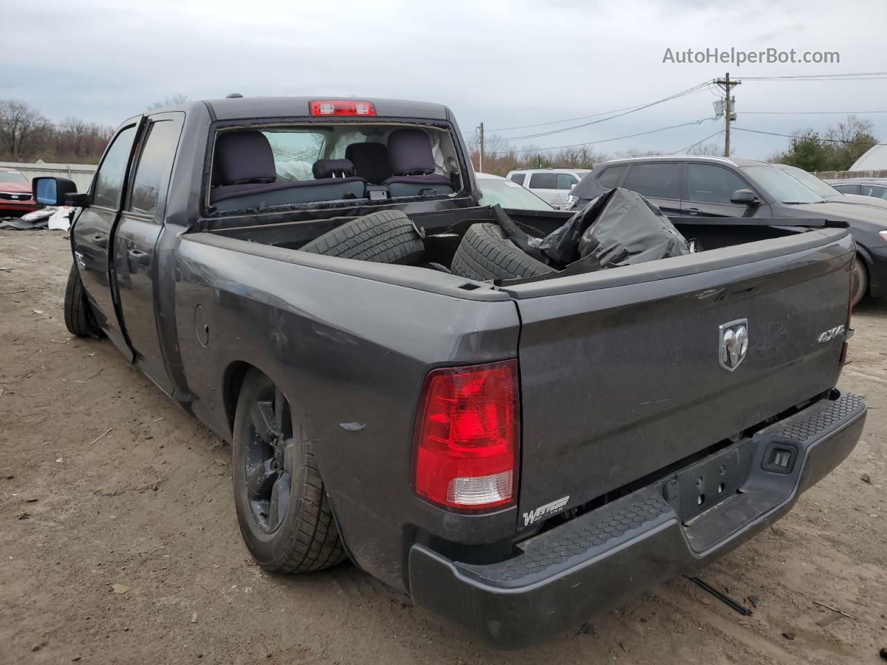 2019 Ram 1500 Classic Tradesman Черный vin: 1C6RR7FG9KS632522