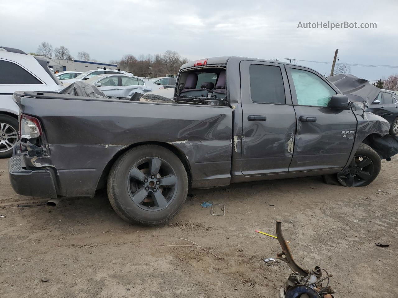 2019 Ram 1500 Classic Tradesman Черный vin: 1C6RR7FG9KS632522