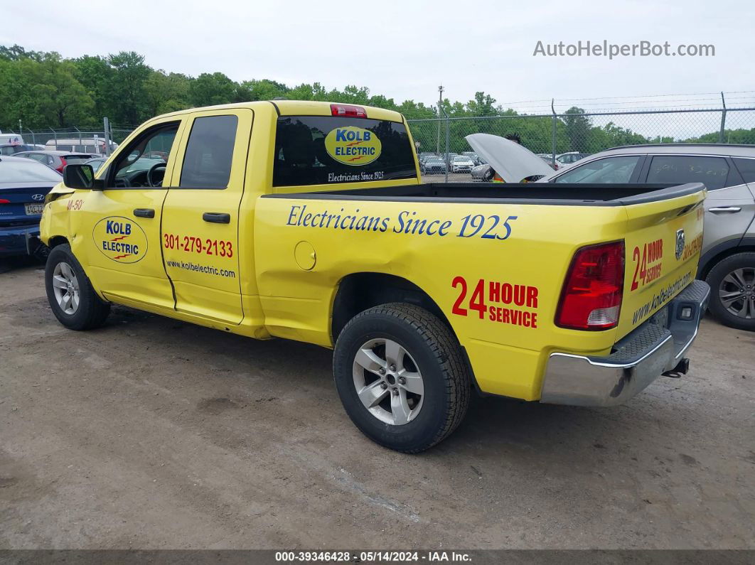 2014 Ram 1500 Tradesman Yellow vin: 1C6RR7FGXES351169