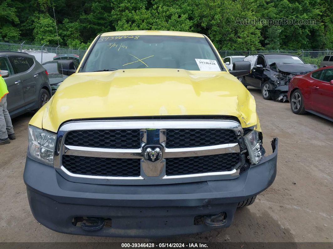 2014 Ram 1500 Tradesman Yellow vin: 1C6RR7FGXES351169