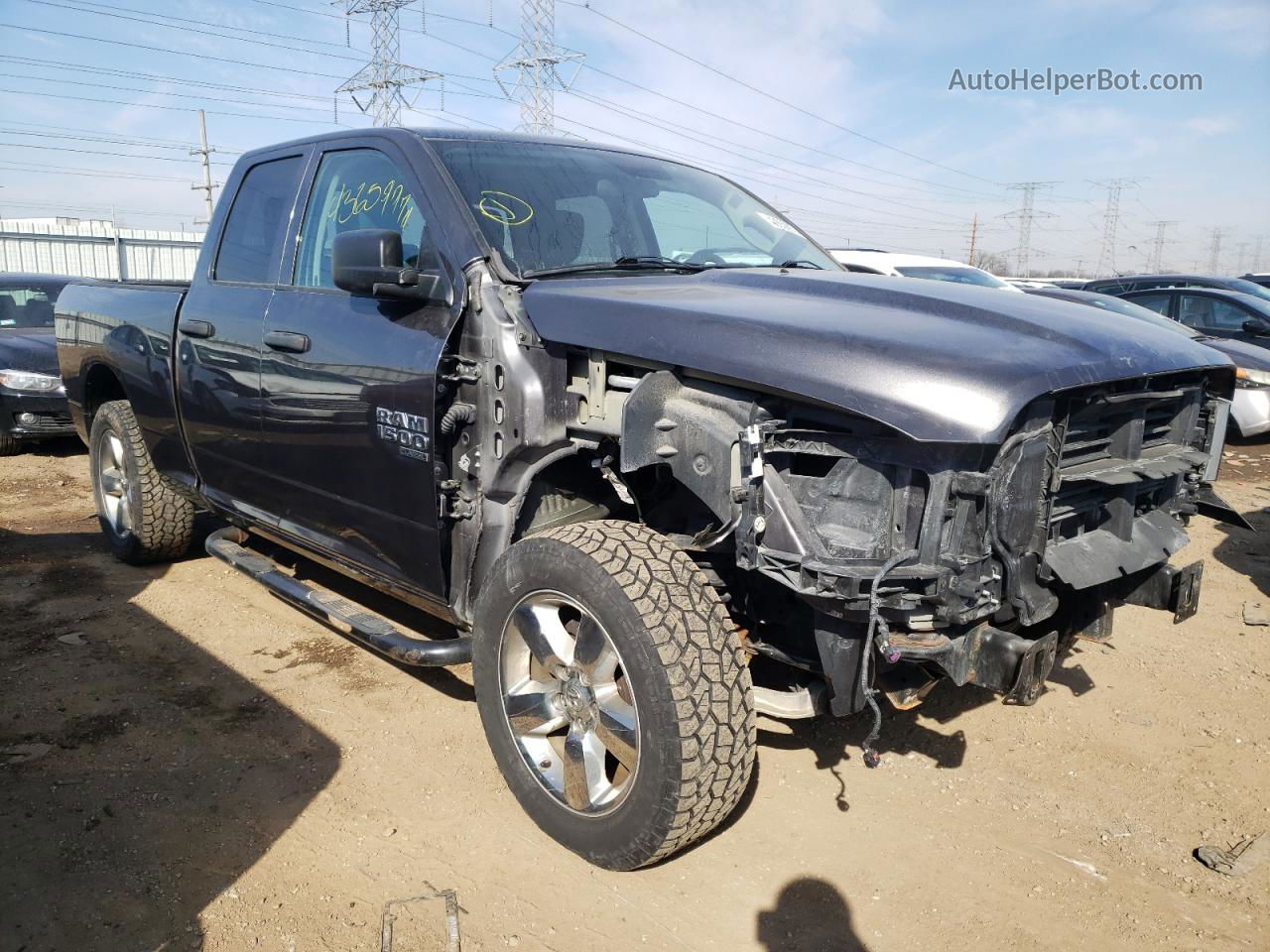 2019 Ram 1500 Classic Tradesman Gray vin: 1C6RR7FGXKS618550