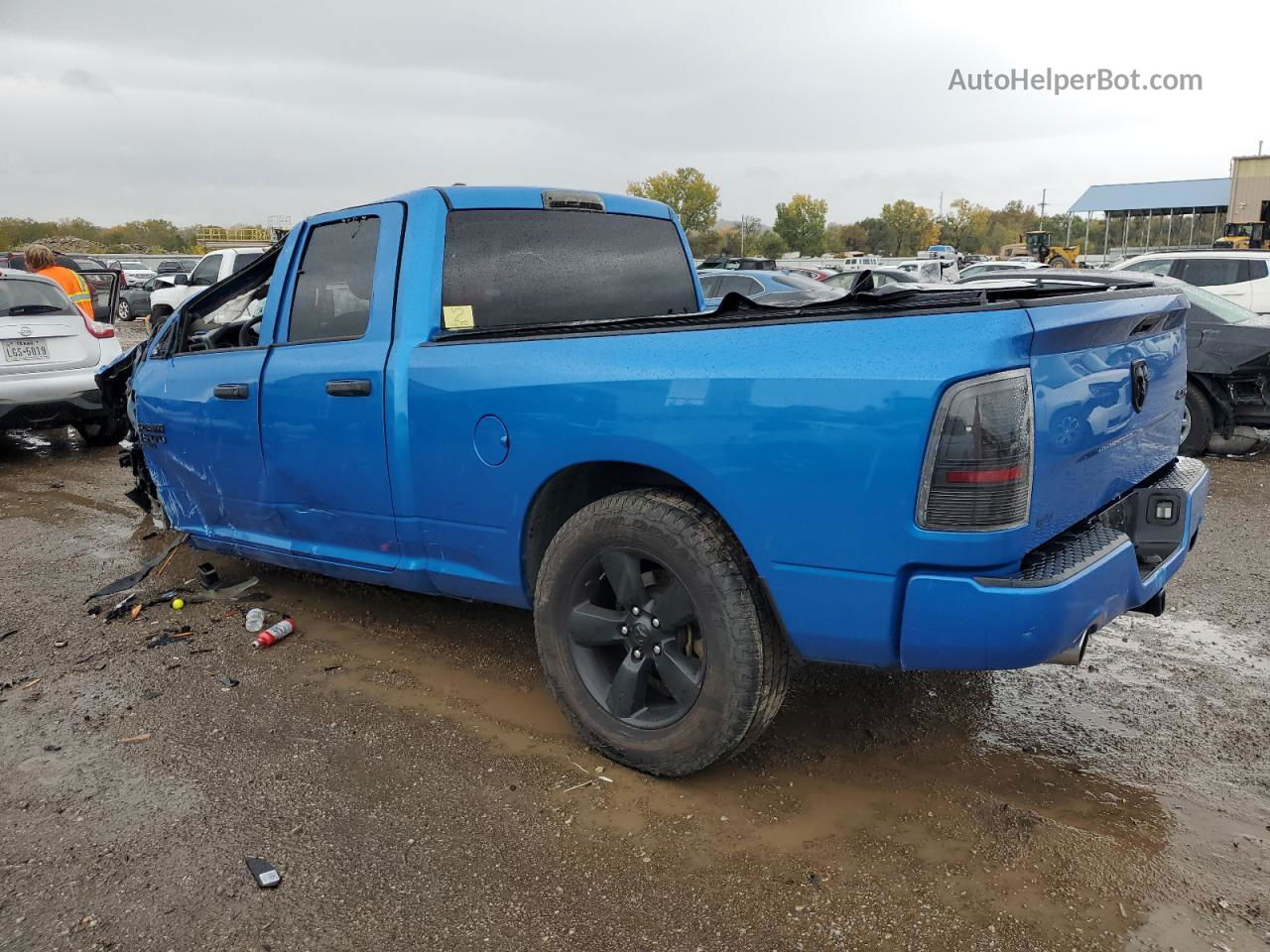 2019 Ram 1500 Classic Tradesman Blue vin: 1C6RR7FT1KS639140