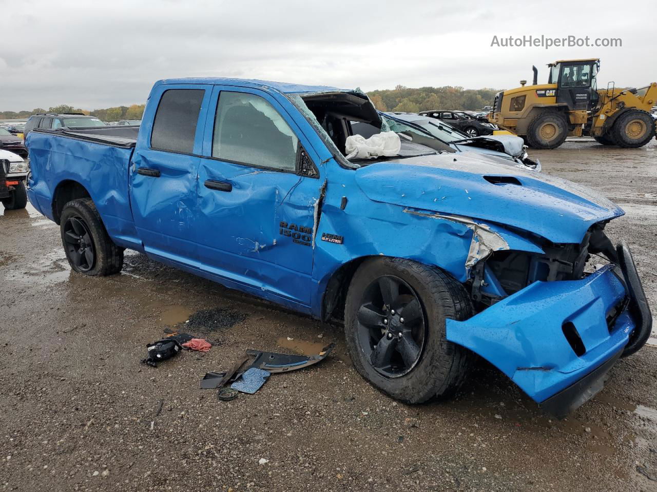 2019 Ram 1500 Classic Tradesman Blue vin: 1C6RR7FT1KS639140