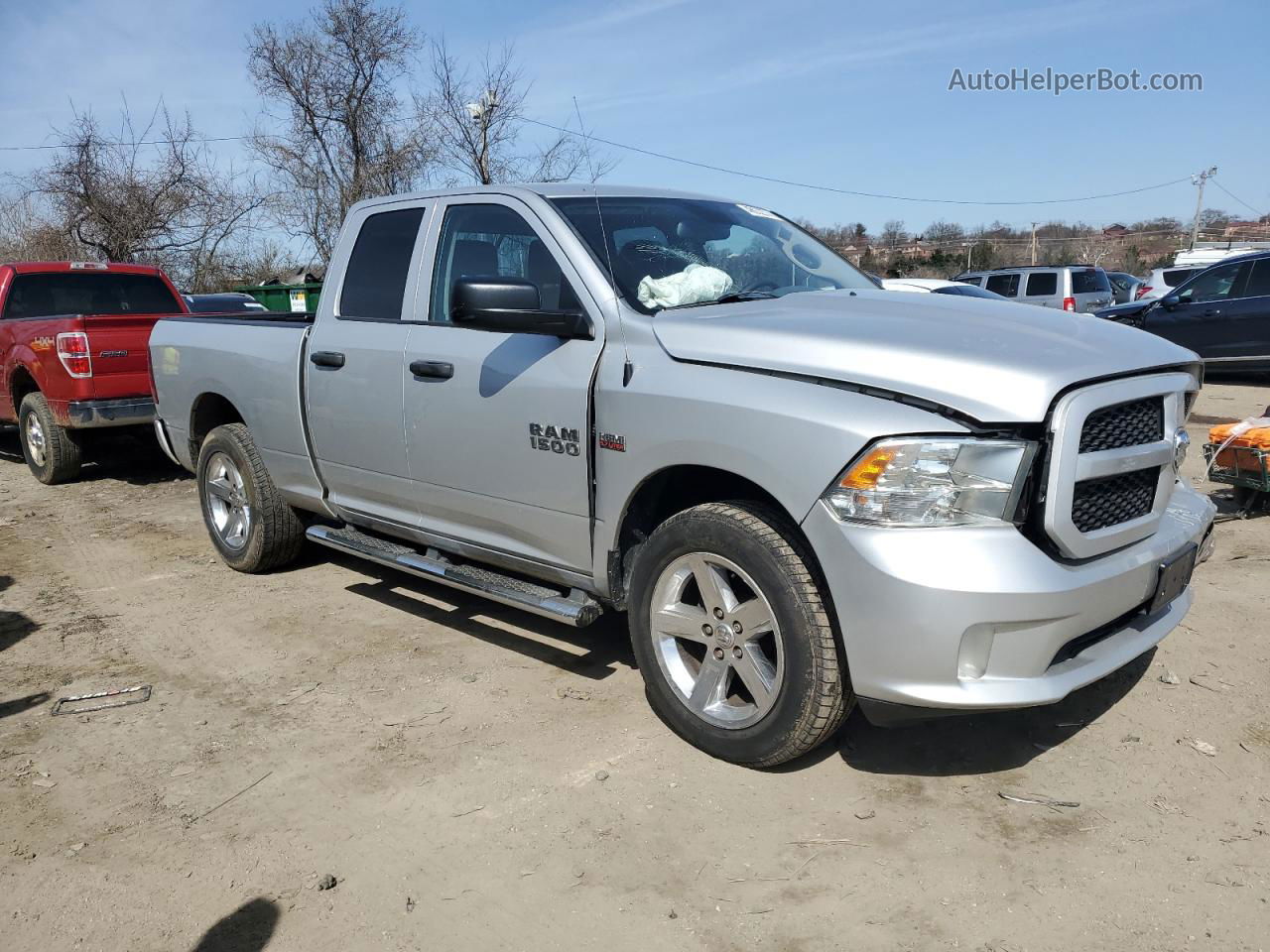 2014 Ram 1500 St Silver vin: 1C6RR7FT3ES343010