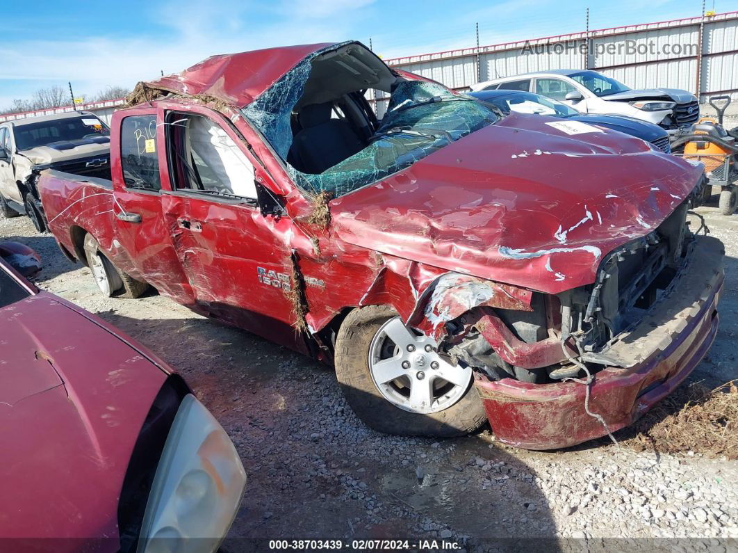 2014 Ram 1500 Tradesman Maroon vin: 1C6RR7FT4ES104582