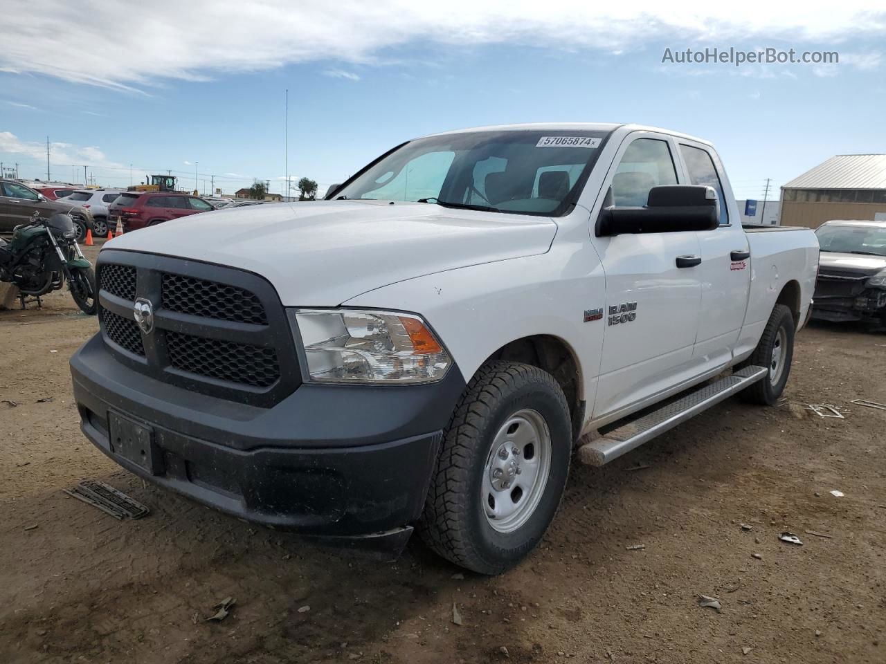 2014 Ram 1500 St White vin: 1C6RR7FT4ES363766