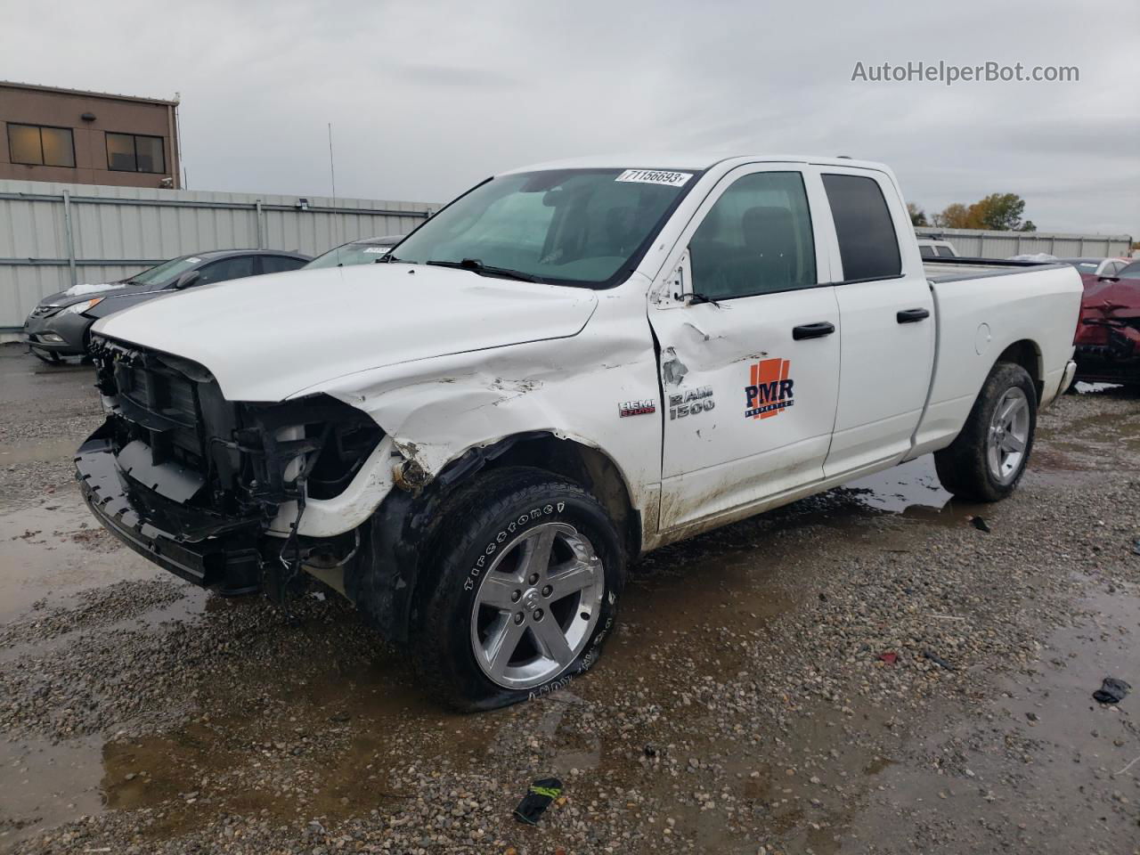 2017 Ram 1500 St White vin: 1C6RR7FT4HS831712