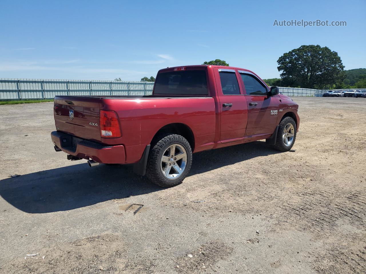 2015 Ram 1500 St Бордовый vin: 1C6RR7FT5FS646811