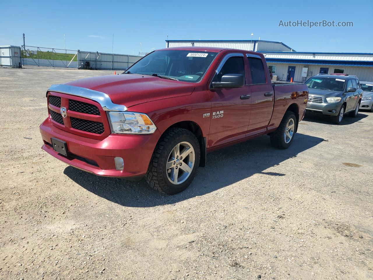 2015 Ram 1500 St Бордовый vin: 1C6RR7FT5FS646811