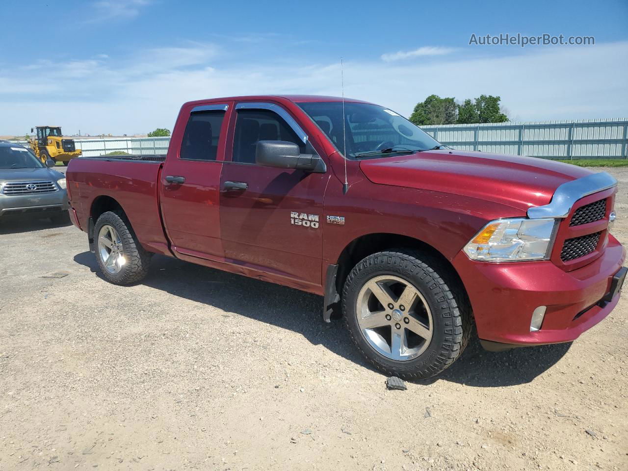 2015 Ram 1500 St Бордовый vin: 1C6RR7FT5FS646811