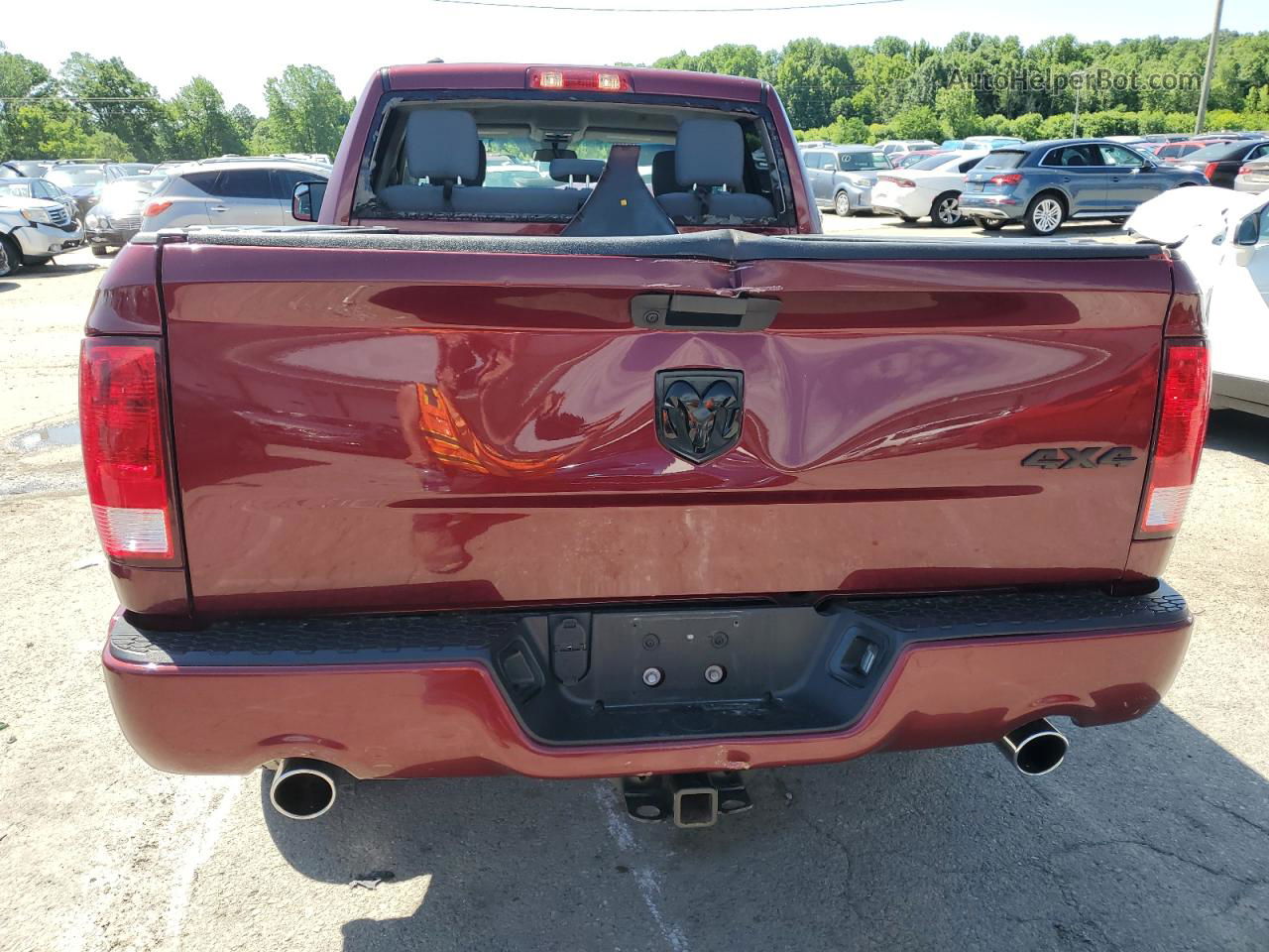 2019 Ram 1500 Classic Tradesman Красный vin: 1C6RR7FT5KS542541