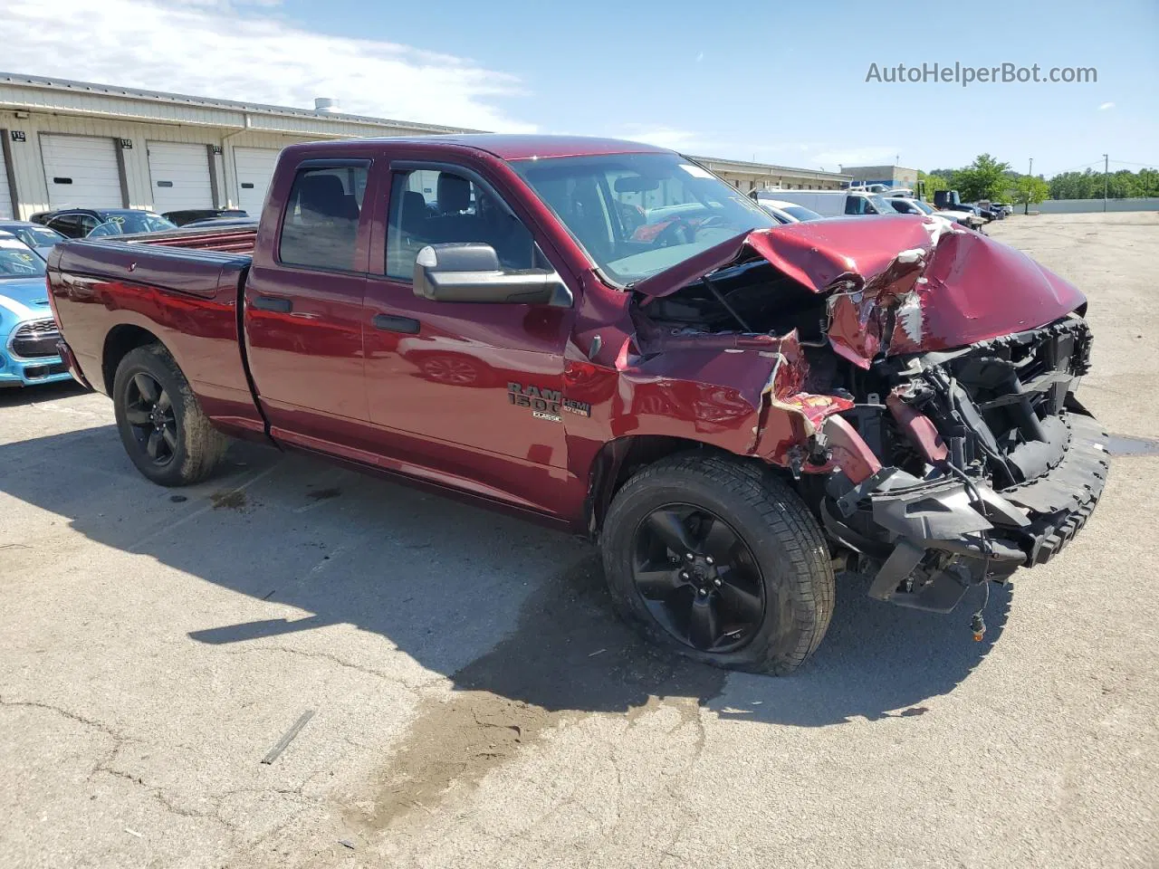 2019 Ram 1500 Classic Tradesman Красный vin: 1C6RR7FT5KS542541