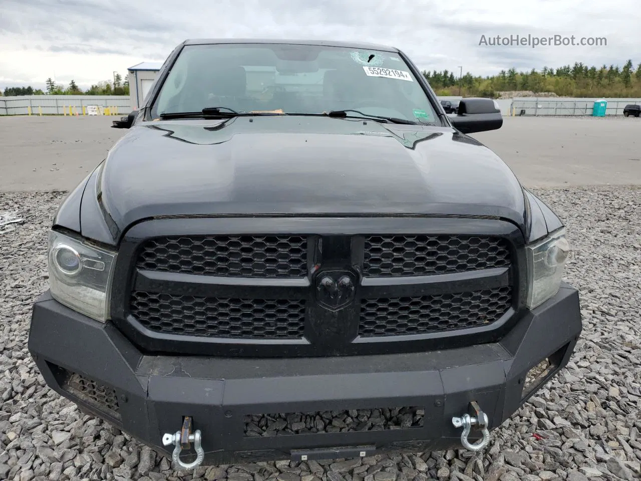 2014 Ram 1500 St Черный vin: 1C6RR7FT6ES266083