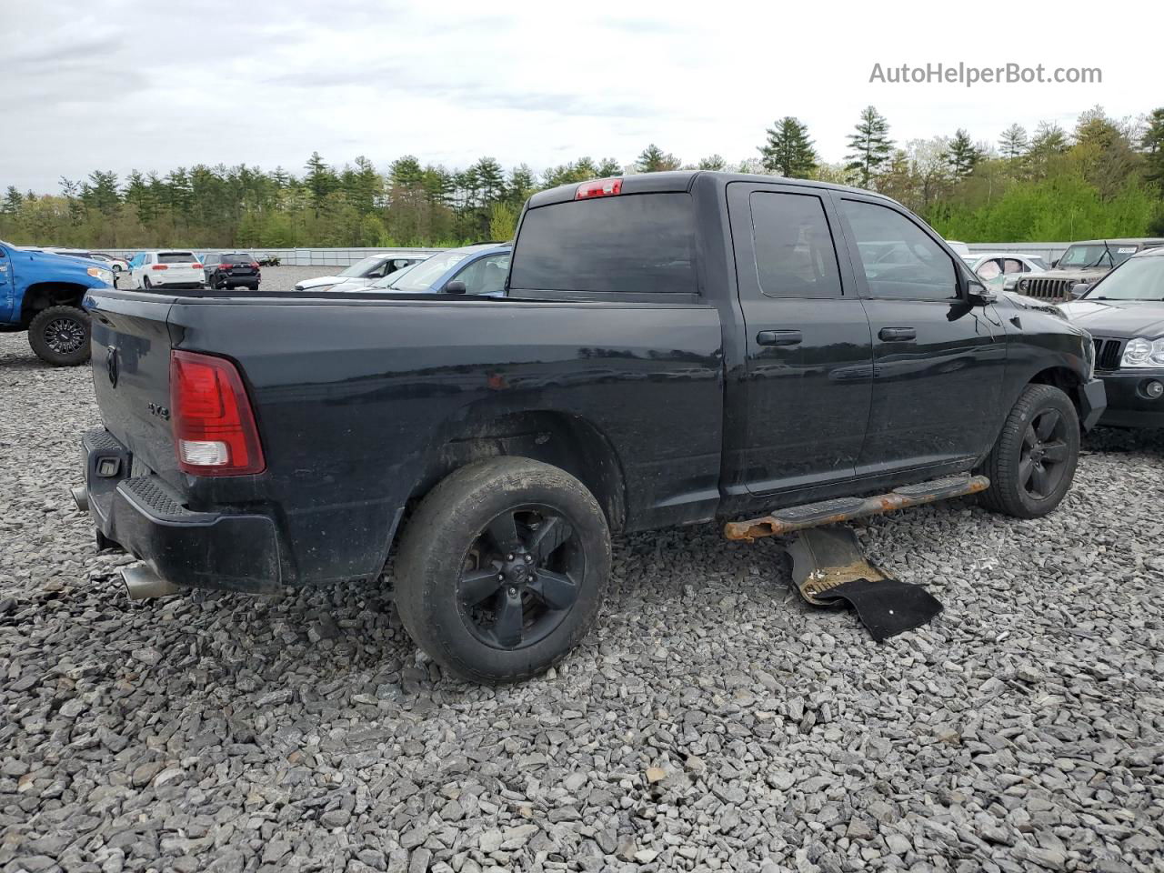 2014 Ram 1500 St Черный vin: 1C6RR7FT6ES266083