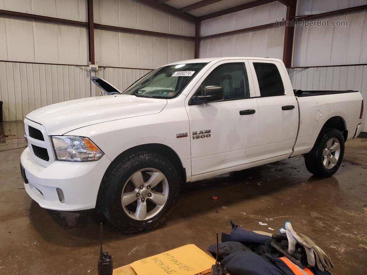 2014 Ram 1500 St White vin: 1C6RR7FT6ES450309