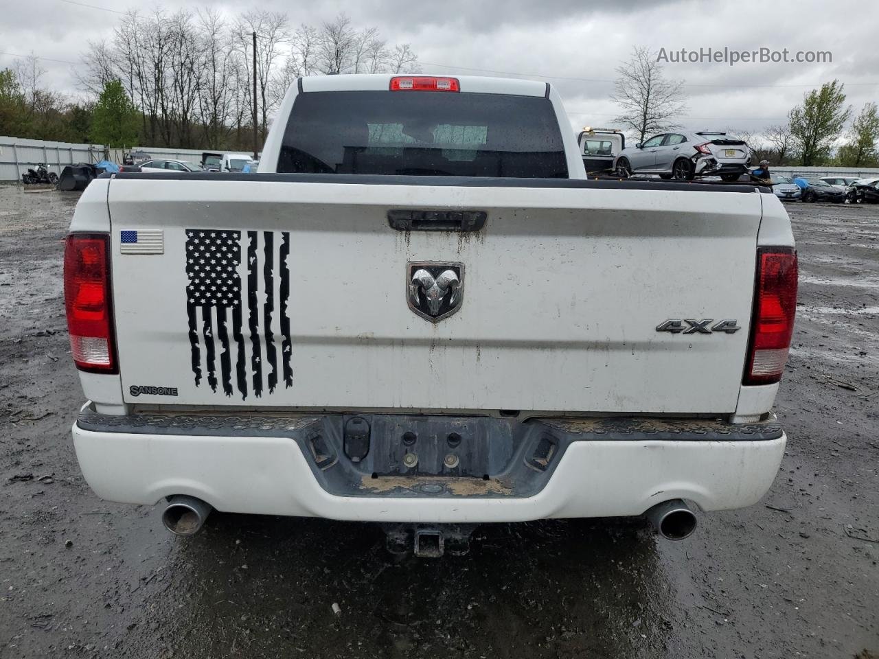 2015 Ram 1500 St White vin: 1C6RR7FT6FS725985