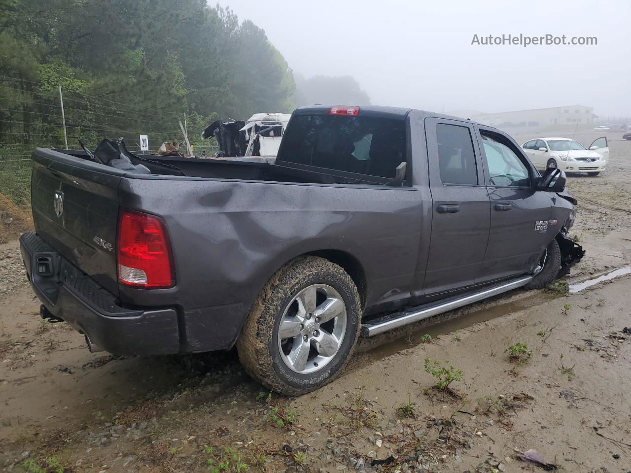 2019 Ram 1500 Classic Tradesman Gray vin: 1C6RR7FT6KS536912